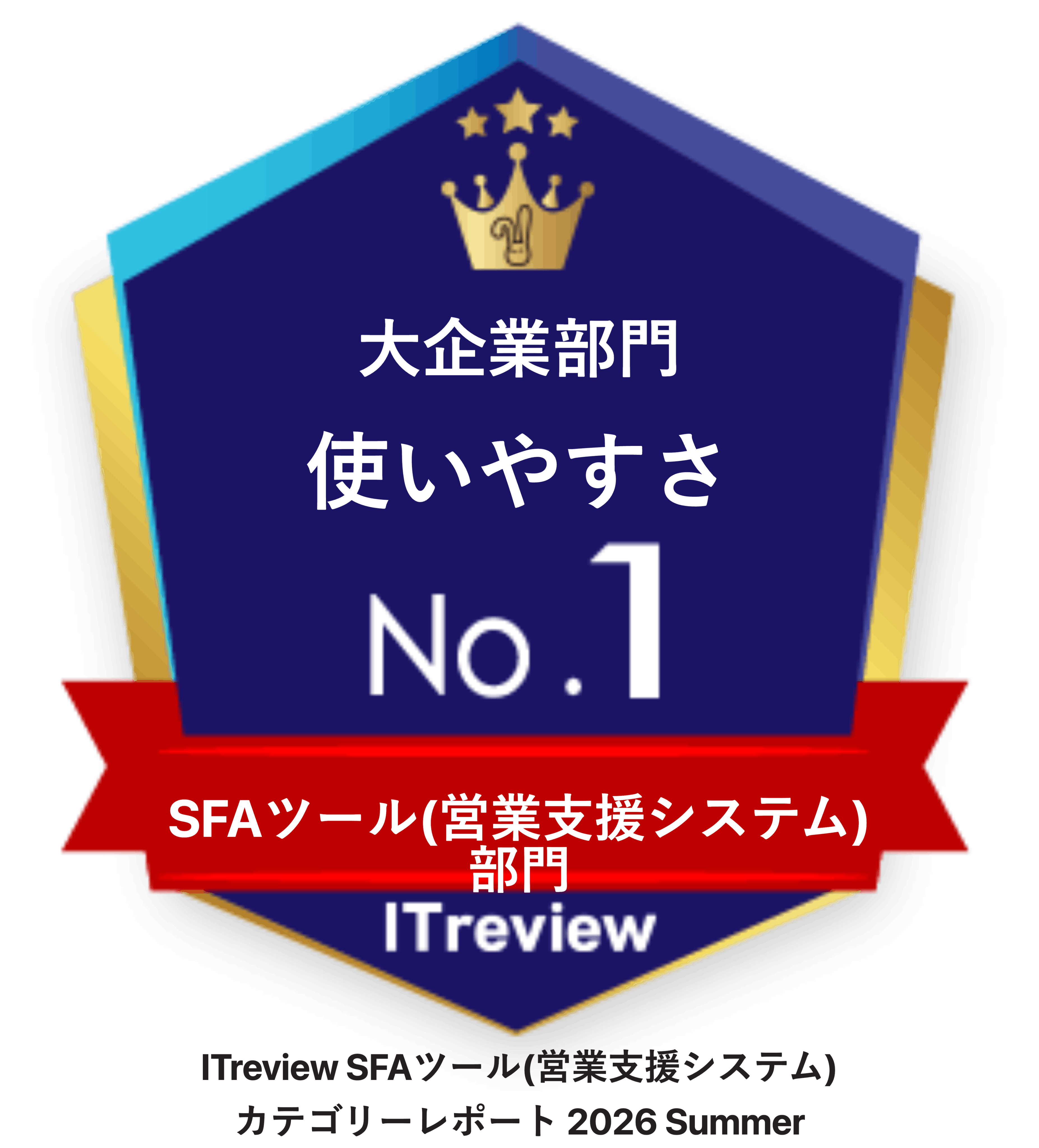 大企業部門 使いやすさ No.1